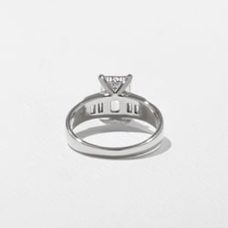 Nova Emerald-Cut in 14k White Gold – view 4 thumbnail