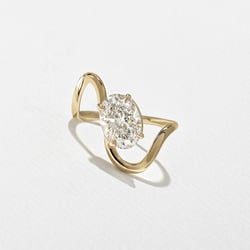 Stella Oval in 14k Yellow Gold thumbnail