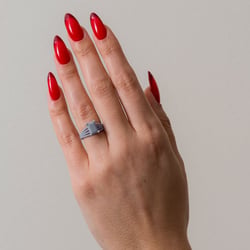 Scarlett Emerald-Cut Solitaire in Resin thumbnail