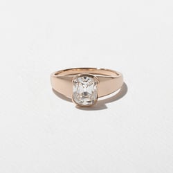 Lou Antique Cushion in 14k Rose Gold thumbnail
