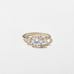 Trey Round in 14k Yellow Gold thumbnail