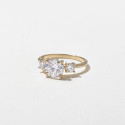 Trey Round in 14k Yellow Gold – view 2 thumbnail