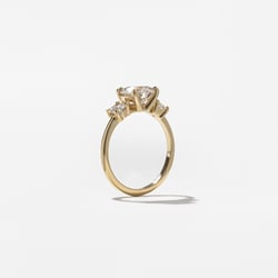 Trey Round in 14k Yellow Gold – view 5 thumbnail