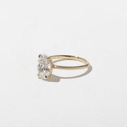 Grace Antique Oval in 14k Yellow Gold – view 2 thumbnail