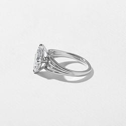 Scarlett Marquise Solitaire in 14k White Gold – view 3 thumbnail