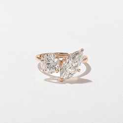 Vivi Grand Marquise and Round in 14k Rose Gold thumbnail