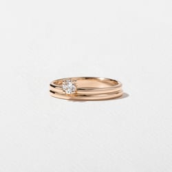 Serra Round in 14k Rose Gold – view 2 thumbnail