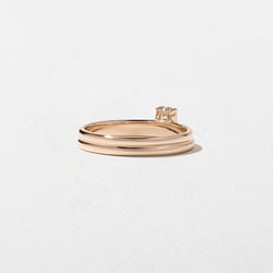 Serra Round in 14k Rose Gold – view 4 thumbnail