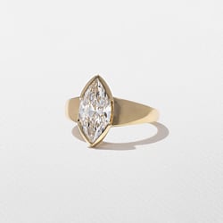 Lou Marquise in 14k Yellow Gold – view 2 thumbnail