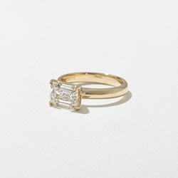James Emerald-Cut in 14k Yellow Gold – view 2 thumbnail