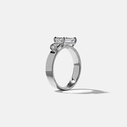 Henri Emerald-Cut in 18k White Gold – view 5 thumbnail