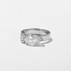 Henri Grand Pear in 14k White Gold – view 2 thumbnail