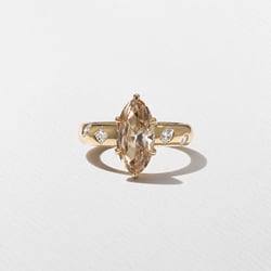Skylar Champagne Diamond in 18k Yellow Gold thumbnail