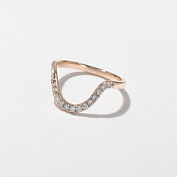 Astra with Pavé in 14k Rose Gold – view 2 thumbnail