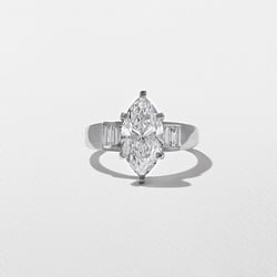 Nova Marquise in 14k White Gold thumbnail