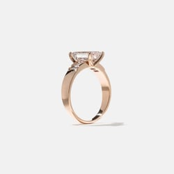 Nova Emerald-Cut in 14k Rose Gold – view 5 thumbnail