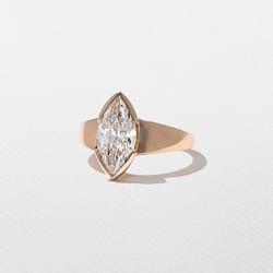 Lou Marquise in 14k Rose Gold – view 2 thumbnail
