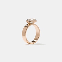 Reid Oval in 14k Rose Gold – view 5 thumbnail