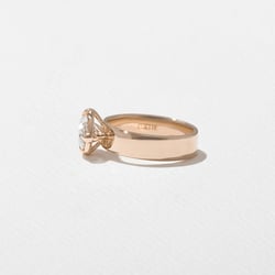 Reid Oval in 14k Rose Gold – view 3 thumbnail