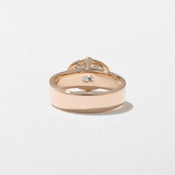 Reid Oval in 14k Rose Gold – view 4 thumbnail