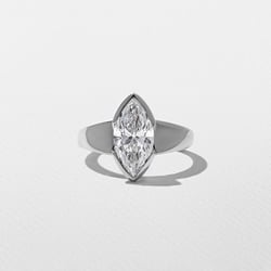 Lou Marquise in 14k White Gold thumbnail