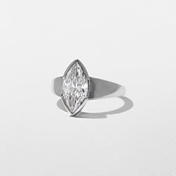 Lou Marquise in 14k White Gold – view 2 thumbnail