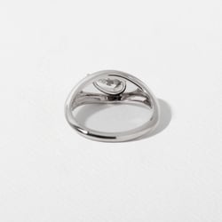 Monroe Pear Mini in 14k White Gold – view 4 thumbnail