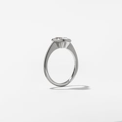 Bailey Emerald-Cut Solitaire in 14k White Gold – view 5 thumbnail