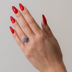 Marni Oval Solitaire in Resin thumbnail