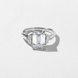 Blair Emerald-Cut in Platinum thumbnail