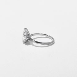Grace Pear Solitaire in Platinum – view 3 thumbnail