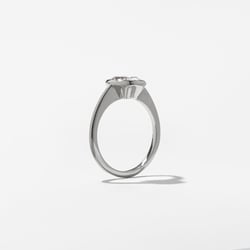 Bailey Emerald-Cut Solitaire in Platinum – view 5 thumbnail