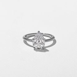 Grace Pear Solitaire in 14k White Gold thumbnail