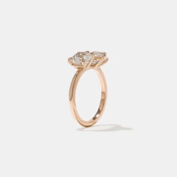 Vivi Grand Oval and Asscher in 14k Rose Gold – view 5 thumbnail