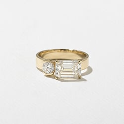Henri Grand Emerald-Cut in 14k Yellow Gold thumbnail