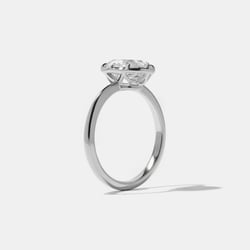 Daphne Antique Cushion in 18k White Gold – view 5 thumbnail