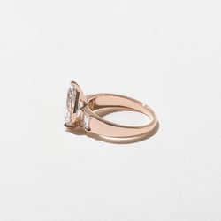 Nova Pear in 14k Rose Gold – view 3 thumbnail