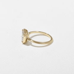 August Emerald-Cut in 14k Yellow Gold – view 3 thumbnail
