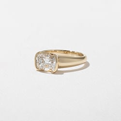 Esme Antique Cushion in 14k Yellow Gold – view 2 thumbnail
