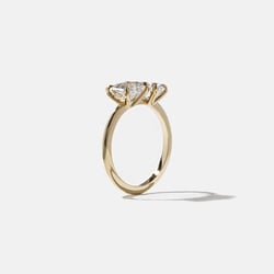 Vivi Oval and Asscher in 18k Yellow Gold – view 5 thumbnail