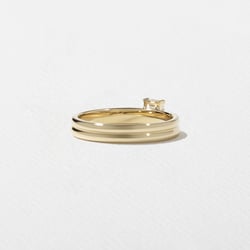 Serra Emerald-Cut in 14k Yellow Gold – view 4 thumbnail