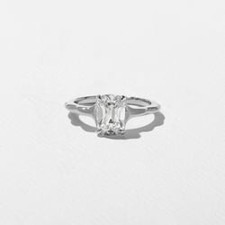 Sloan Antique Cushion in 14k White Gold thumbnail