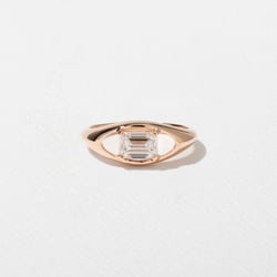 Monroe Emerald-Cut Mini in 14k Rose Gold thumbnail