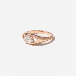 Monroe Emerald-Cut Mini in 14k Rose Gold – view 2 thumbnail