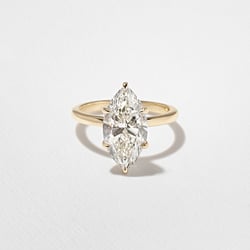 Grace Oval Solitaire in 14k Rose Gold thumbnail