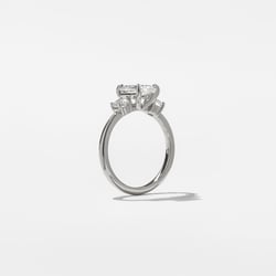 Trey Emerald-Cut  in Platinum – view 5 thumbnail