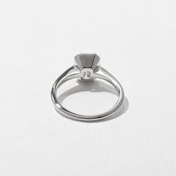 Bailey Emerald-Cut Solitaire in 18k White Gold – view 4 thumbnail