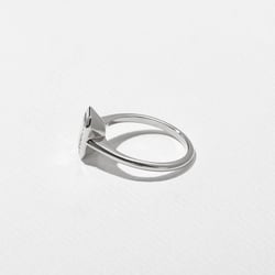 Bailey Emerald-Cut Solitaire in 18k White Gold – view 3 thumbnail