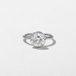 Daphne Antique Round in 14k White Gold thumbnail