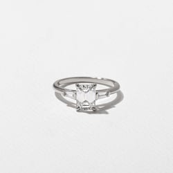 Eve Emerald-Cut in 14k White Gold thumbnail
